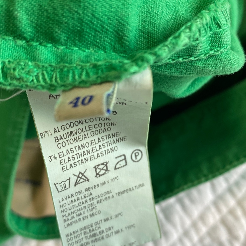 Paloma Wool Margherita wide leg high waist Green  pants 8 - Picture 13 of 14